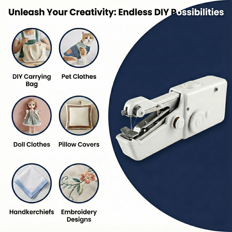 StitchNova™ - Handheld Portable Mini Sewing Machine For Beginners